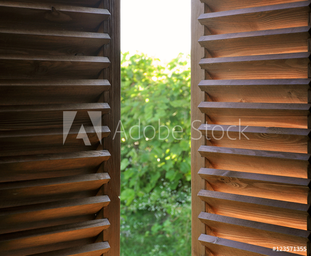 wood shutters